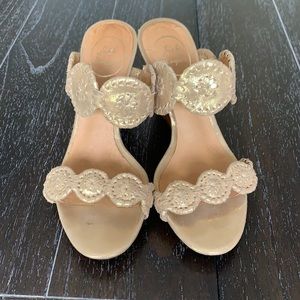 Gold Jack Rodgers wedges